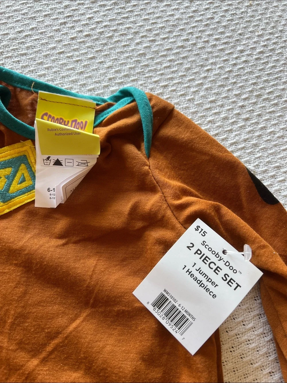 Rubie's Scooby Doo Infant Costume 6-12 mos NWT